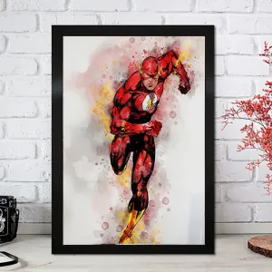 Flash DC Superhero Poster