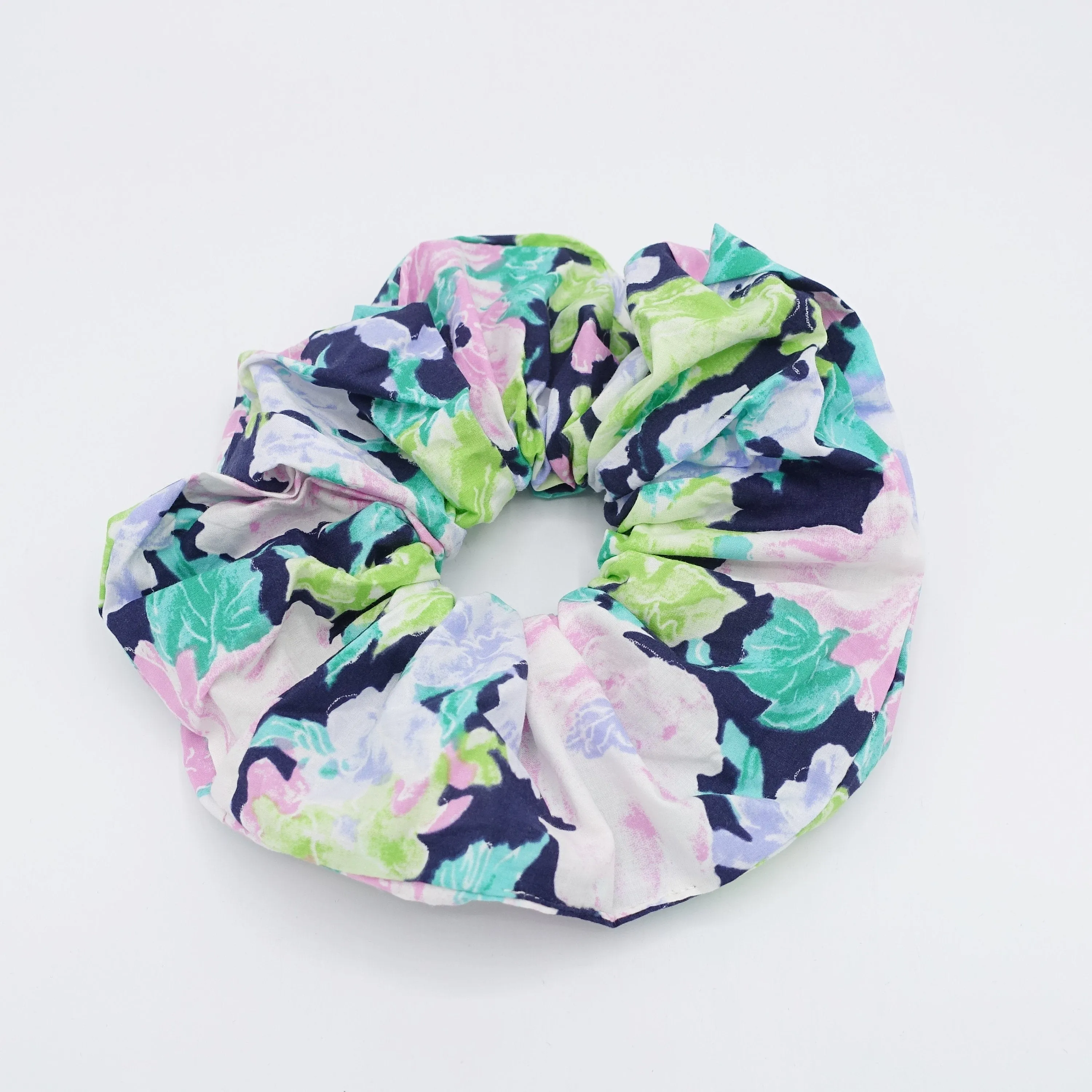 floral oversized cotton scrunchies pretty scrunchie for women