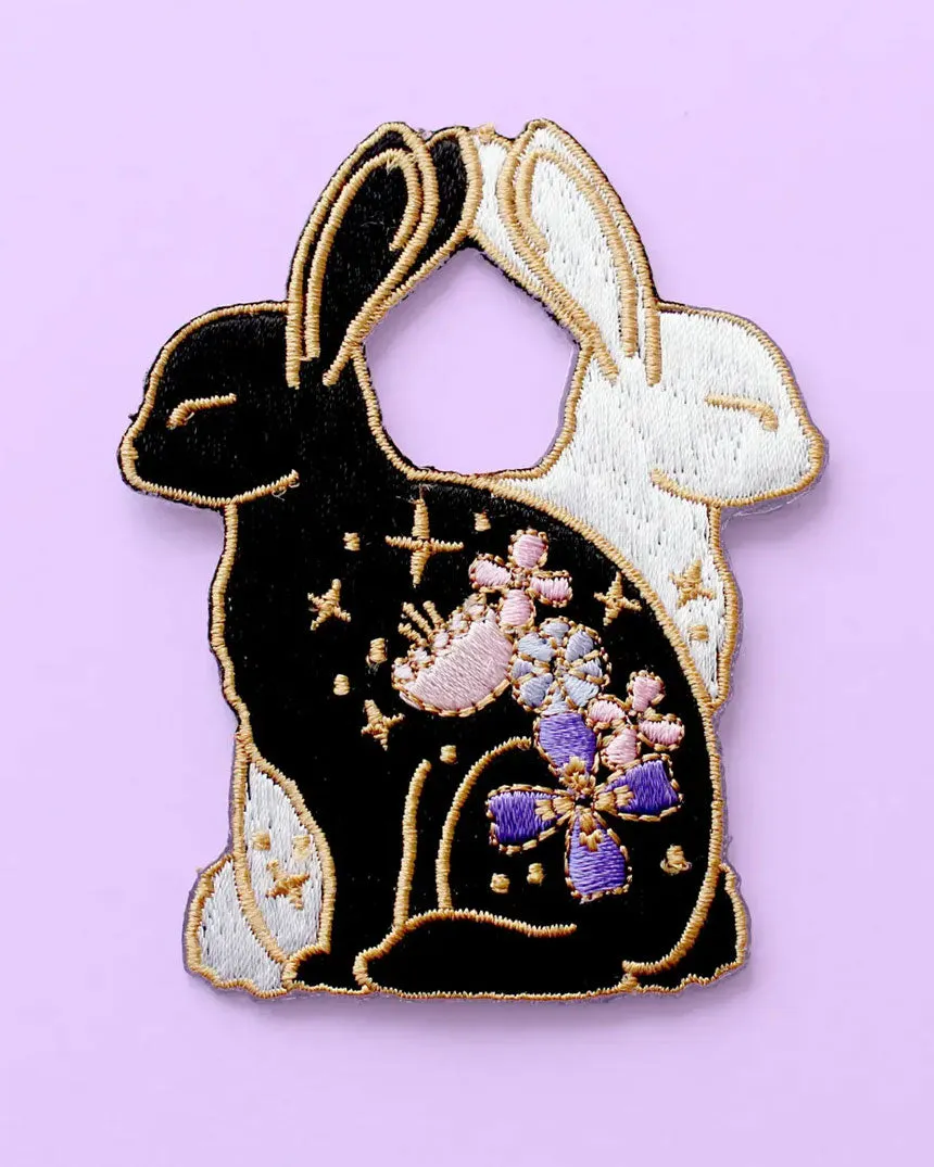 Floral Rabbits Patch