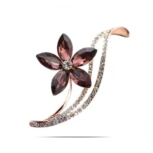 Flowers Brooches Women Fashion Jewelry Accessories Leaf Pins and Brooch