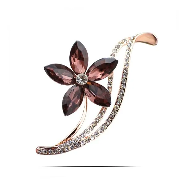 Flowers Brooches Women Fashion Jewelry Accessories Leaf Pins and Brooch