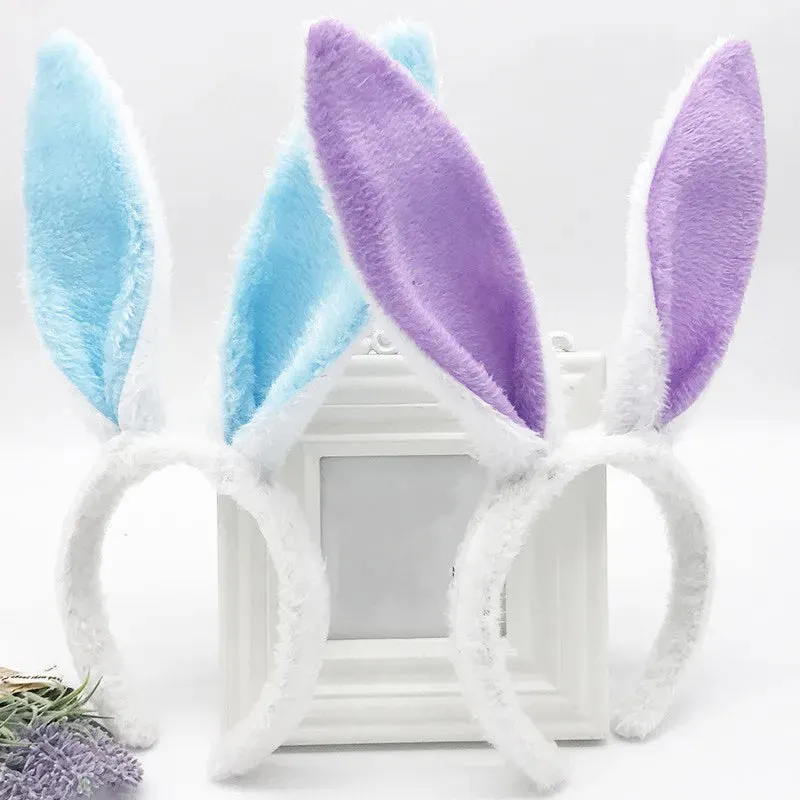 Fluffy Rabbit Ears Fashion Headband for Adult & Children