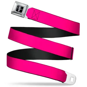 Ford Mustang Seatbelt Belt - Fuchsia Webbing