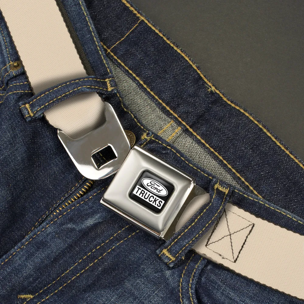 Ford Trucks Seatbelt Belt - Natural Webbing