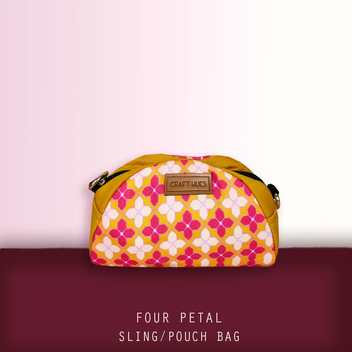Four Petal Pouch with Sling