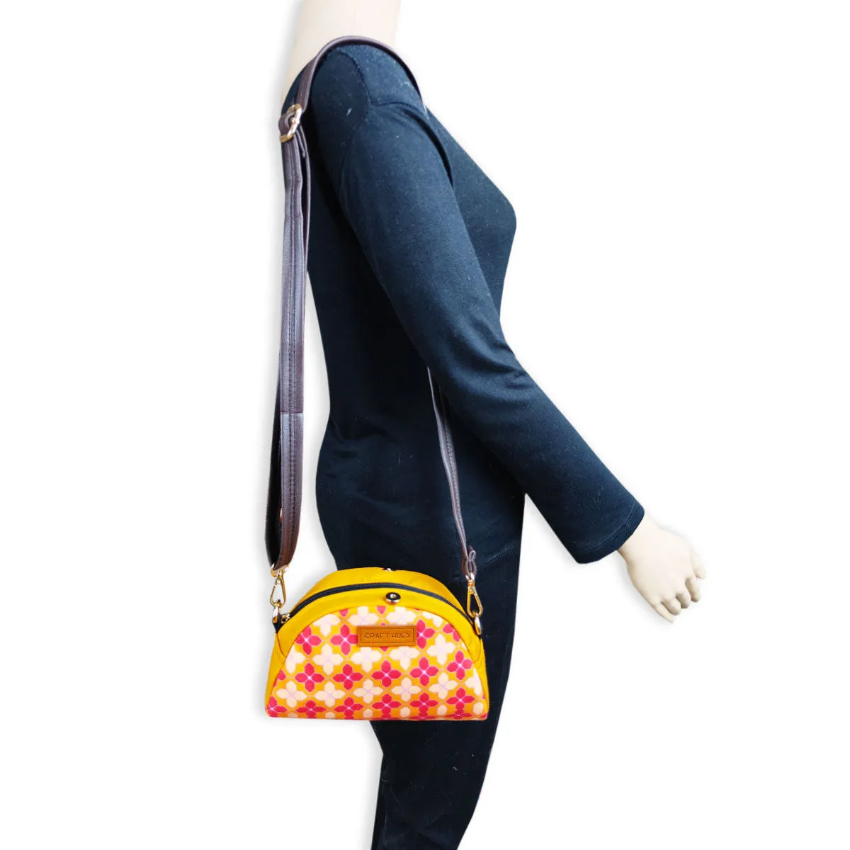 Four Petal Pouch with Sling