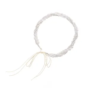 FRCOLOR Chic Wedding Headband Imitation Pearl Head Band Bridal Hair Accessory Pearl Headwear for Bridesmaids