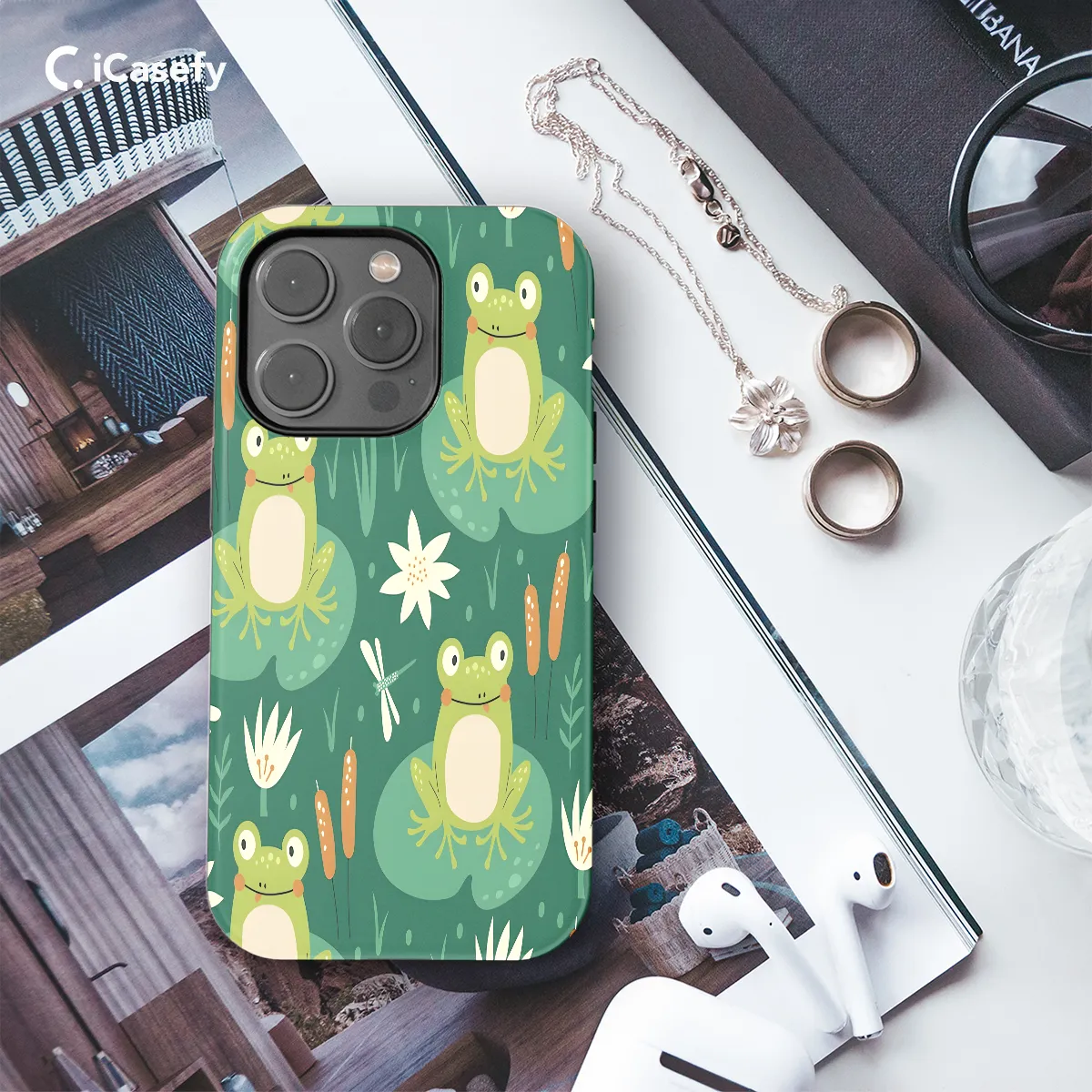 Frogs Phone Case iPhone Samsung Cover Pixel 1154
