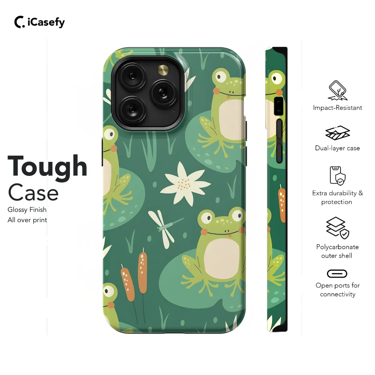 Frogs Phone Case iPhone Samsung Cover Pixel 1154