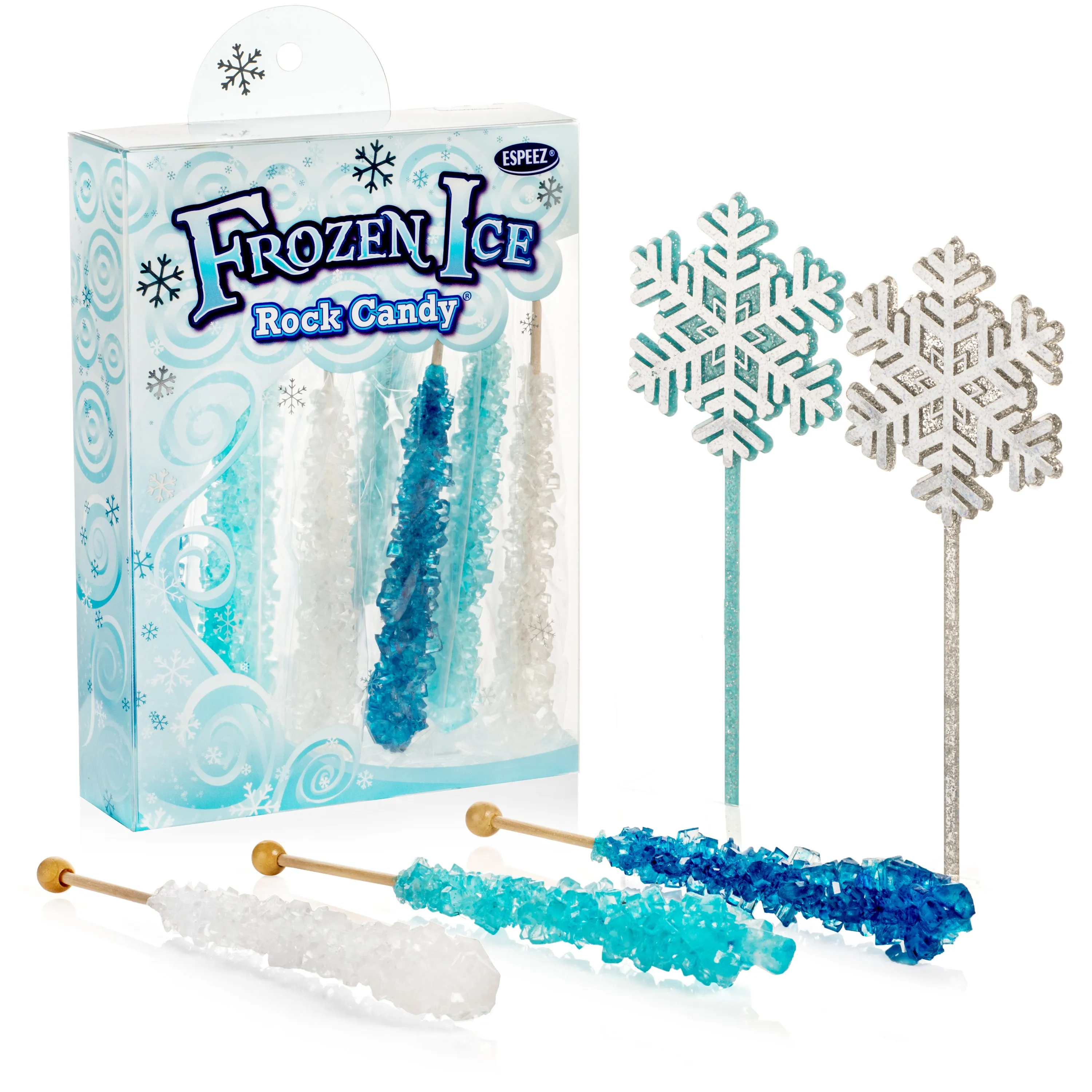 Frozen Ice Rock Candy Sugar Sticks with Wand(s)