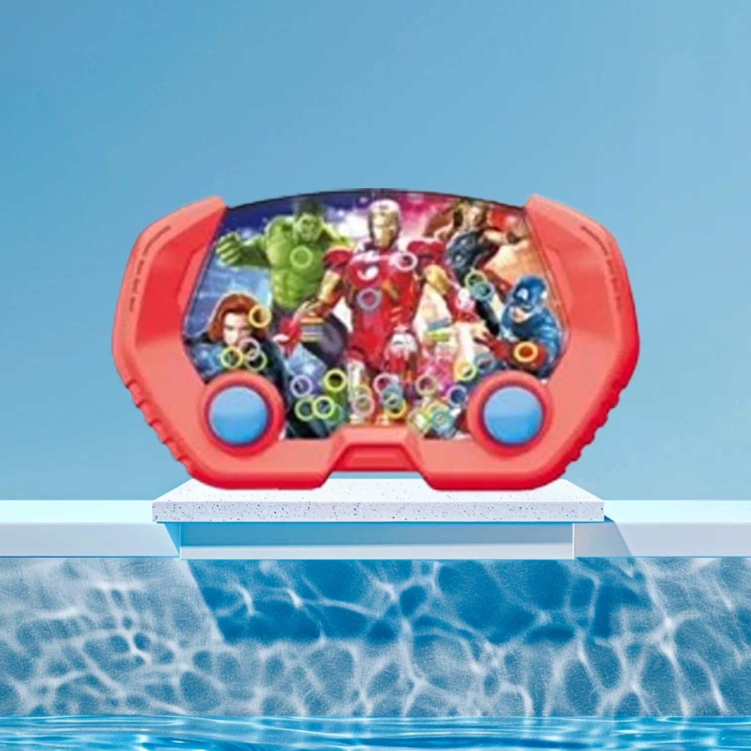 Fun Water Ring Retro Superhero Game - 50B
