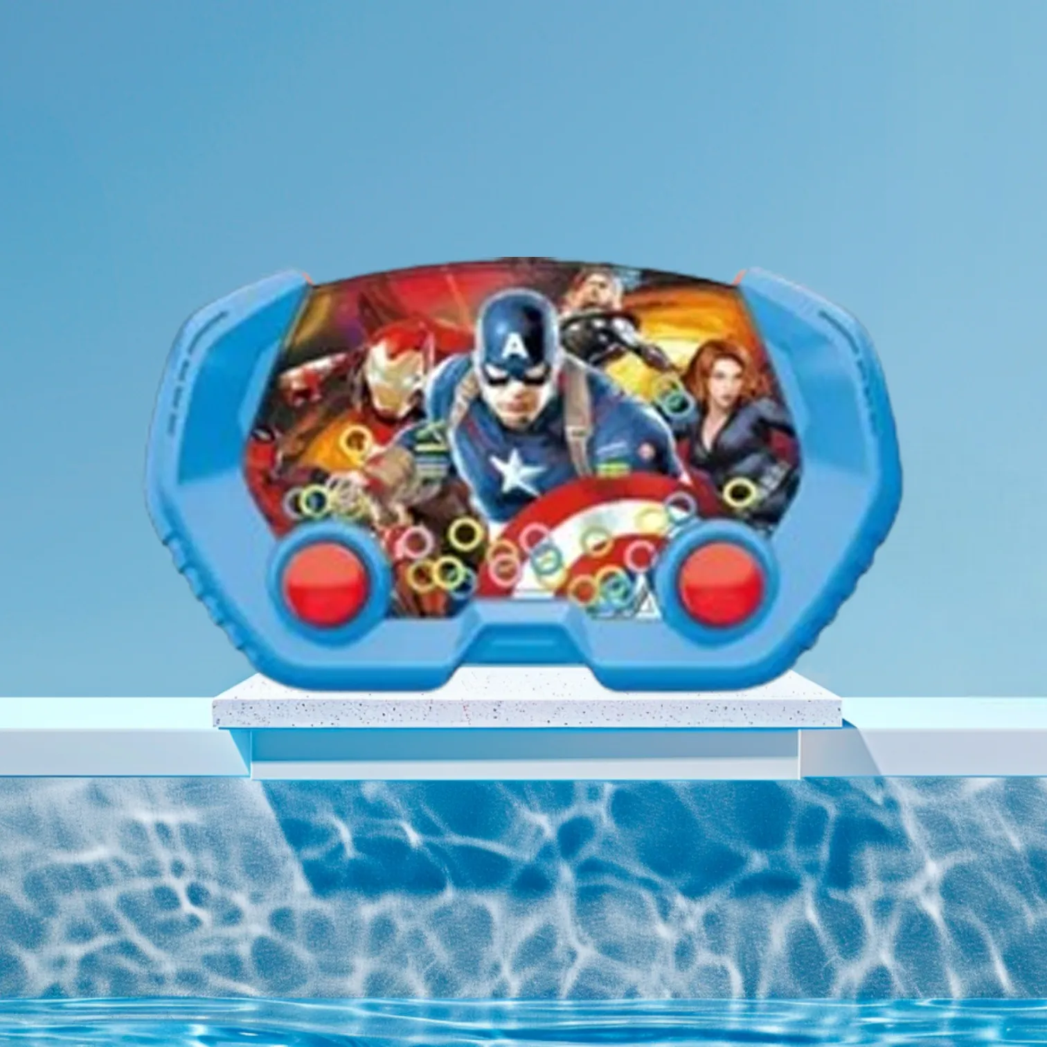 Fun Water Ring Retro Superhero Game - 50B