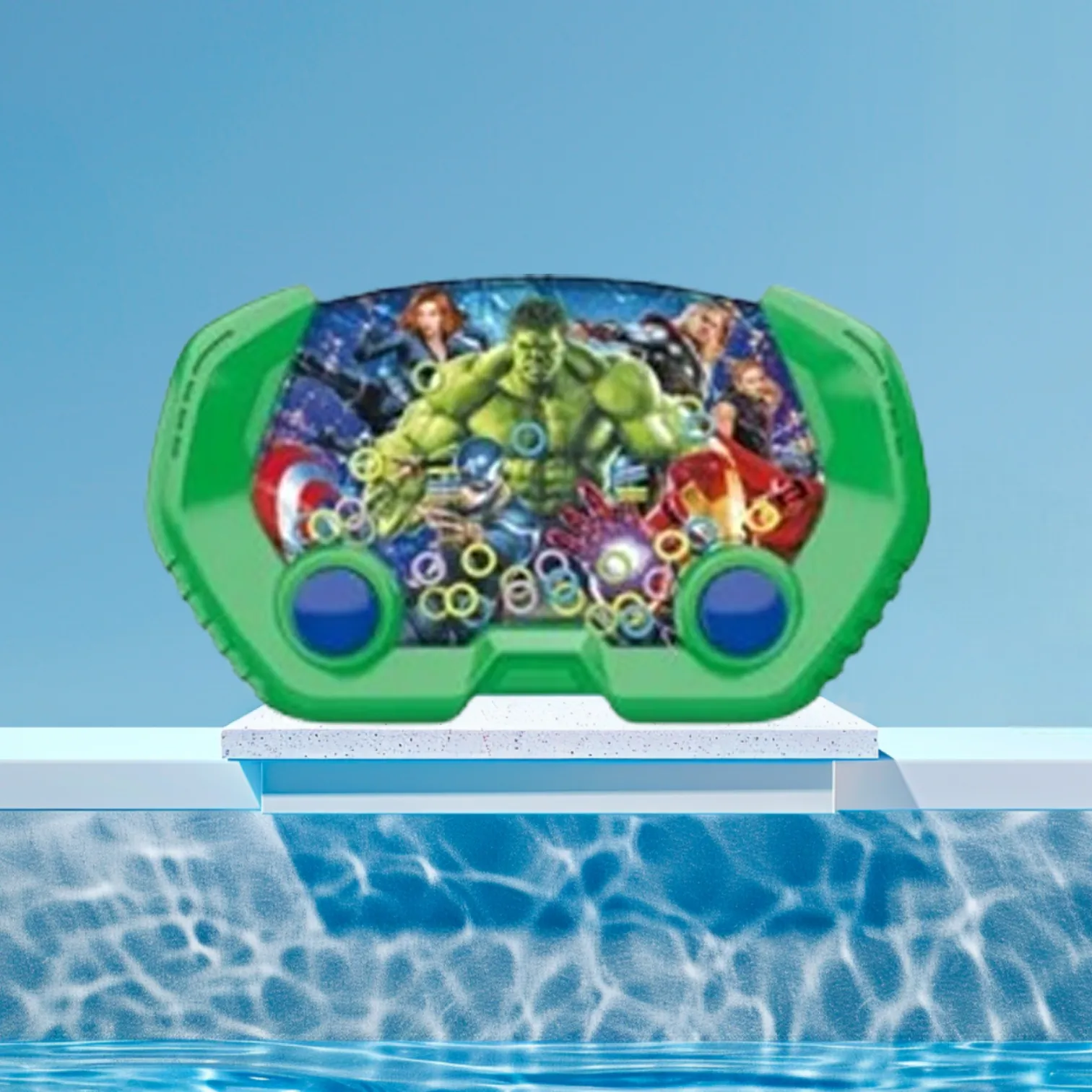 Fun Water Ring Retro Superhero Game - 50B