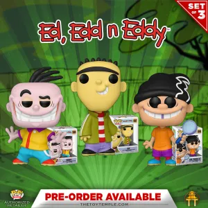 Funko POP! Ed, Edd N Eddy Set of 3 (PRE-ORDER)
