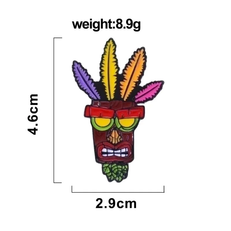 Funny Cartoon Alloy Plating Unisex Brooches