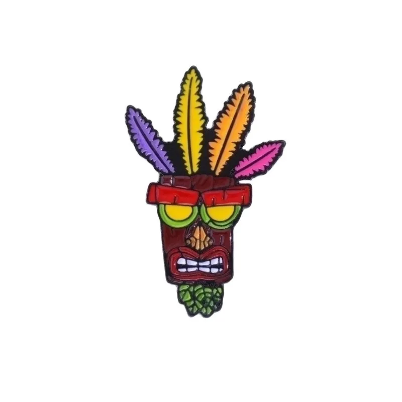 Funny Cartoon Alloy Plating Unisex Brooches