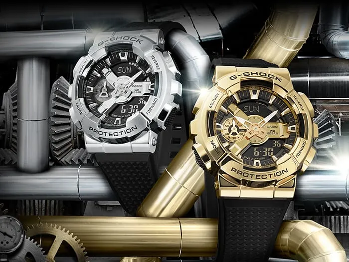 G-Shock DUO Stainless Steel Men's Chronograph Watch GM110-1A