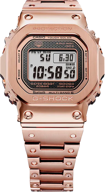 G-Shock GMW-B5000GD-4 Full Metal Rose Gold Strap Women Watches