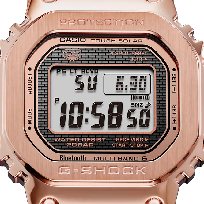 G-Shock GMW-B5000GD-4 Full Metal Rose Gold Strap Women Watches