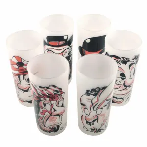 Gay Fad Cartoon Characters Collins Glasses