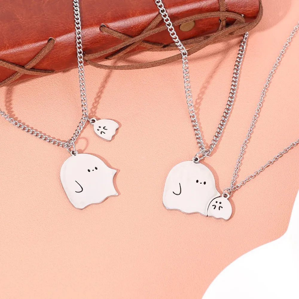 Ghost & Monster Couple Necklaces