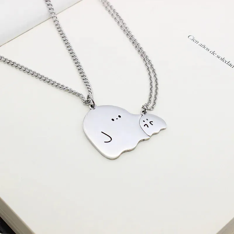 Ghost & Monster Couple Necklaces