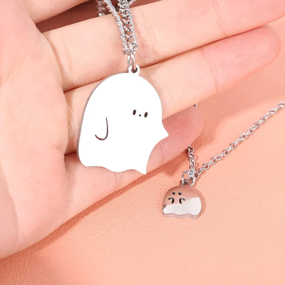 Ghost & Monster Couple Necklaces