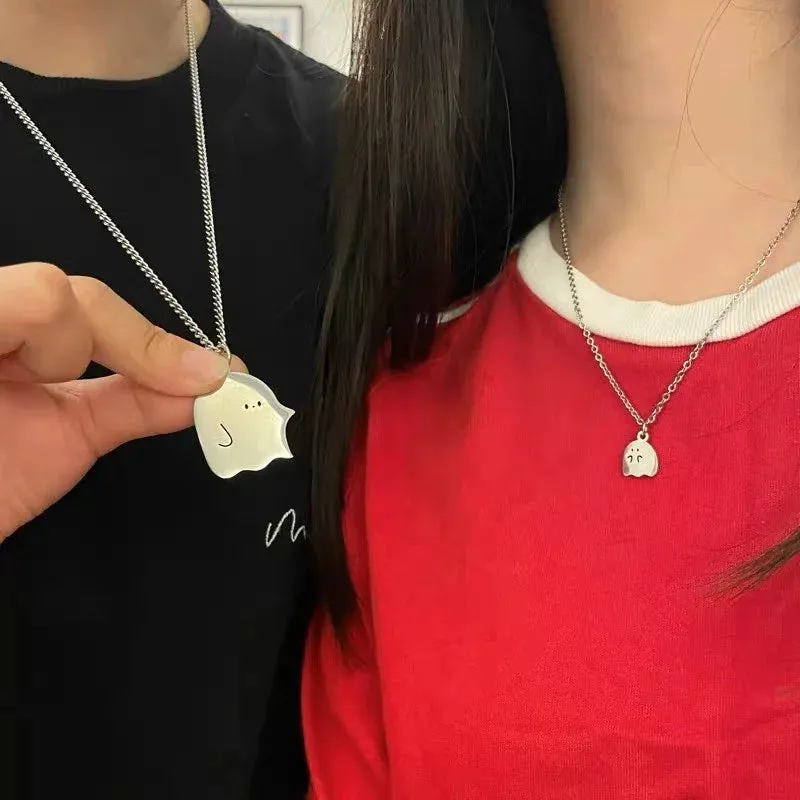 Ghost & Monster Couple Necklaces