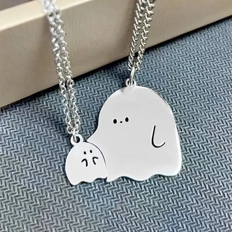 Ghost & Monster Couple Necklaces