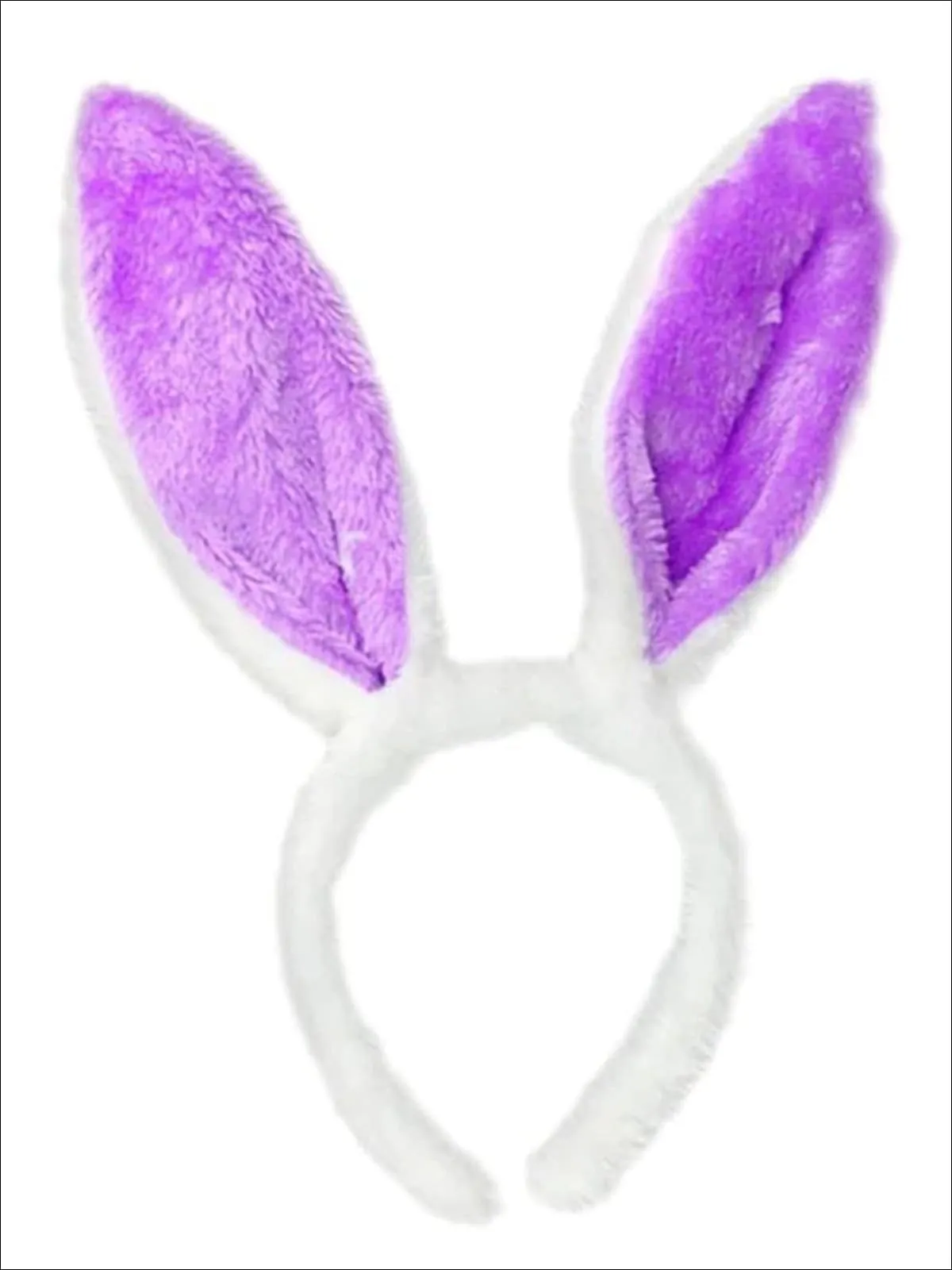 Girls Fur Bunny Ears Headband