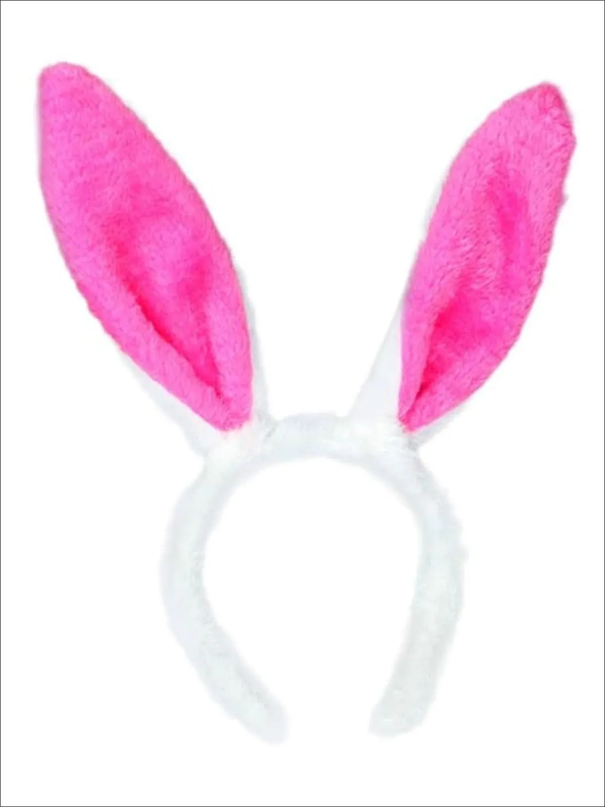 Girls Fur Bunny Ears Headband