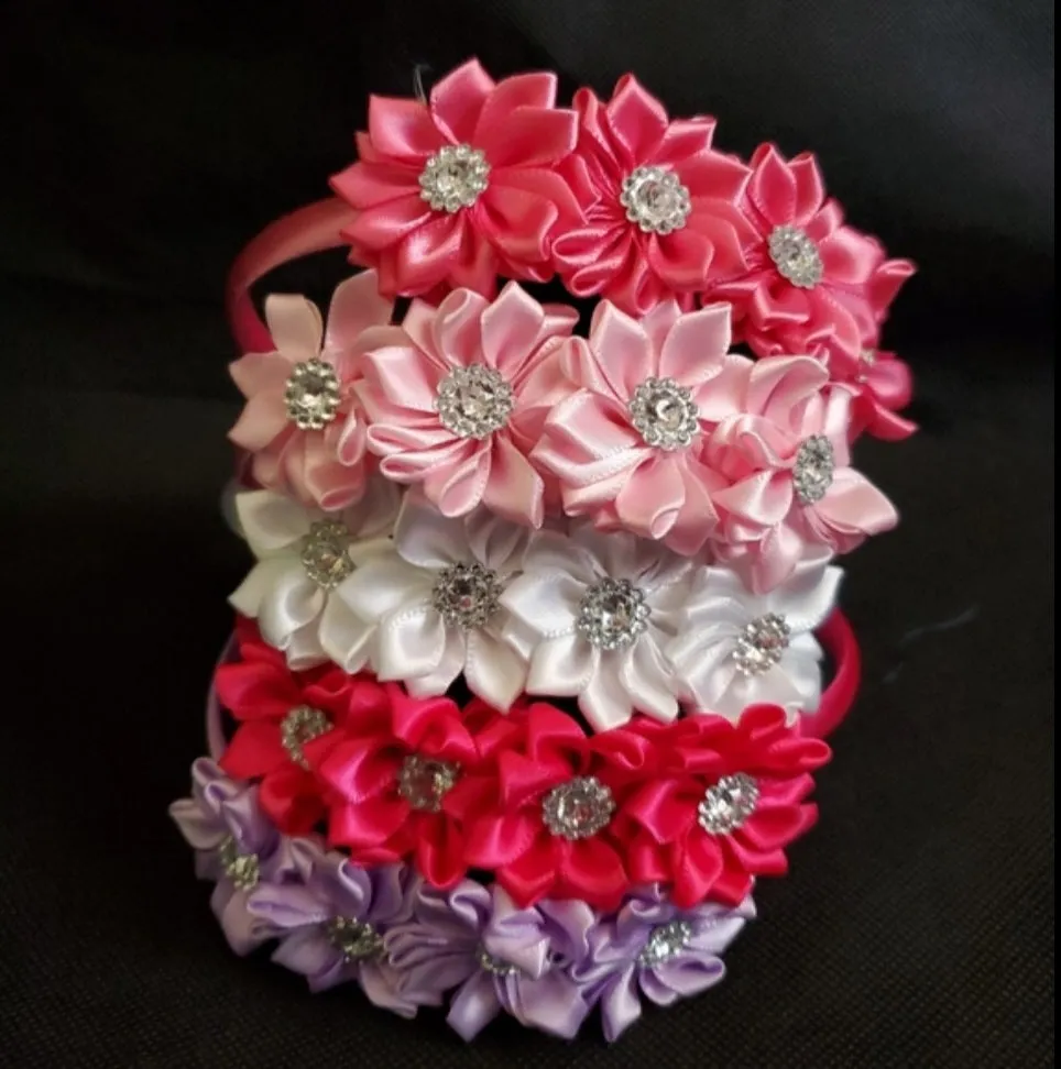 Girl's Headband W/Rhinestone