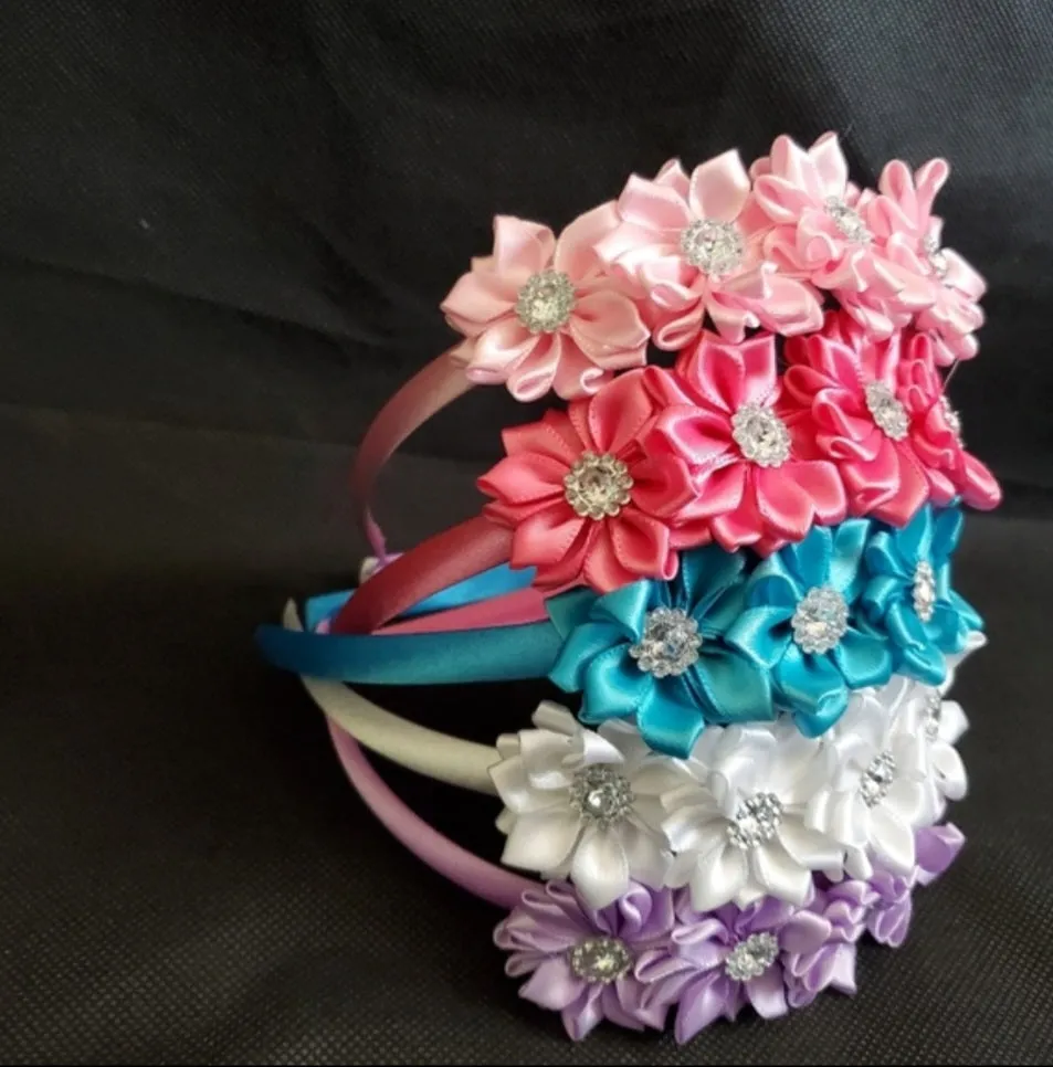 Girl's Headband W/Rhinestone