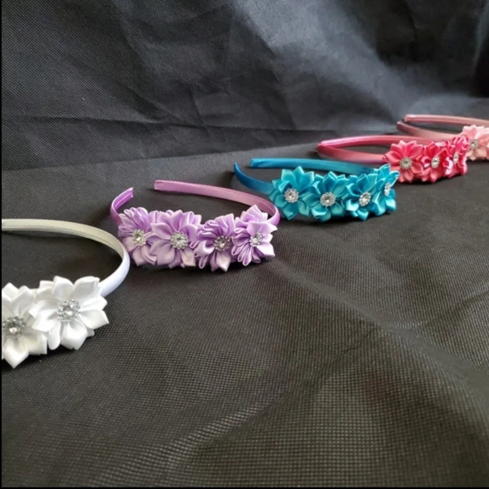 Girl's Headband W/Rhinestone
