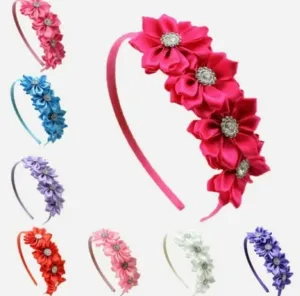 Girl's Headband W/Rhinestone