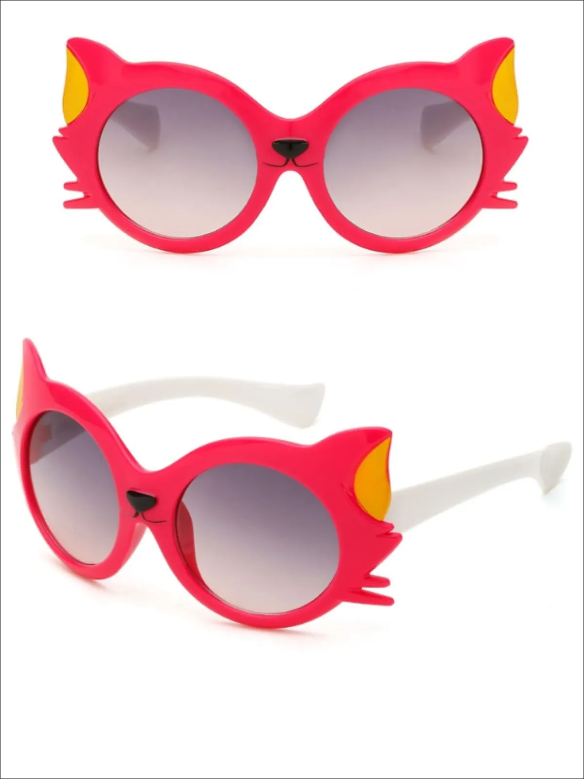 Girls Polarized Cartoon Cat Eye Sunglasses