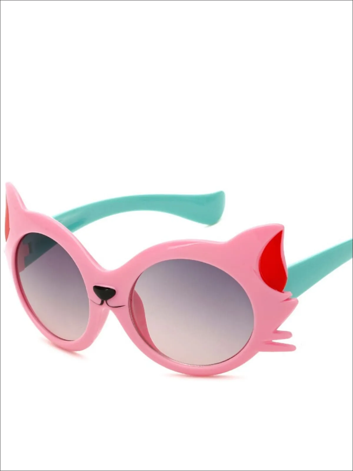 Girls Polarized Cartoon Cat Eye Sunglasses