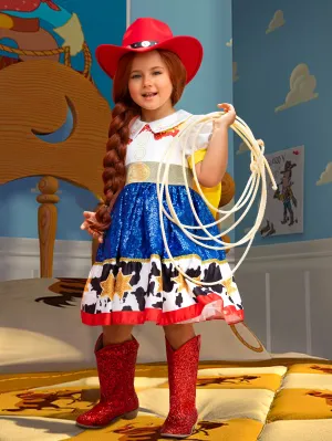 Girls Toy Story Jessie Inspired Sparkle Costume Dress