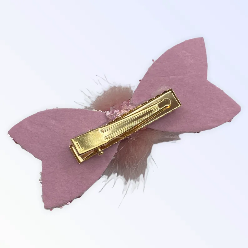 Glamoratzzi Pom Pom Hair Barrettes from Bark 5th Avenue