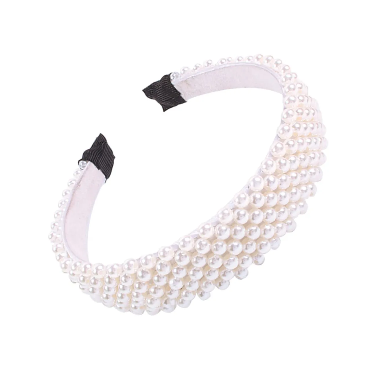 Glamorous Pearl Headpiece Pearl Hair Crown for Women Elegant Hair Jewelry