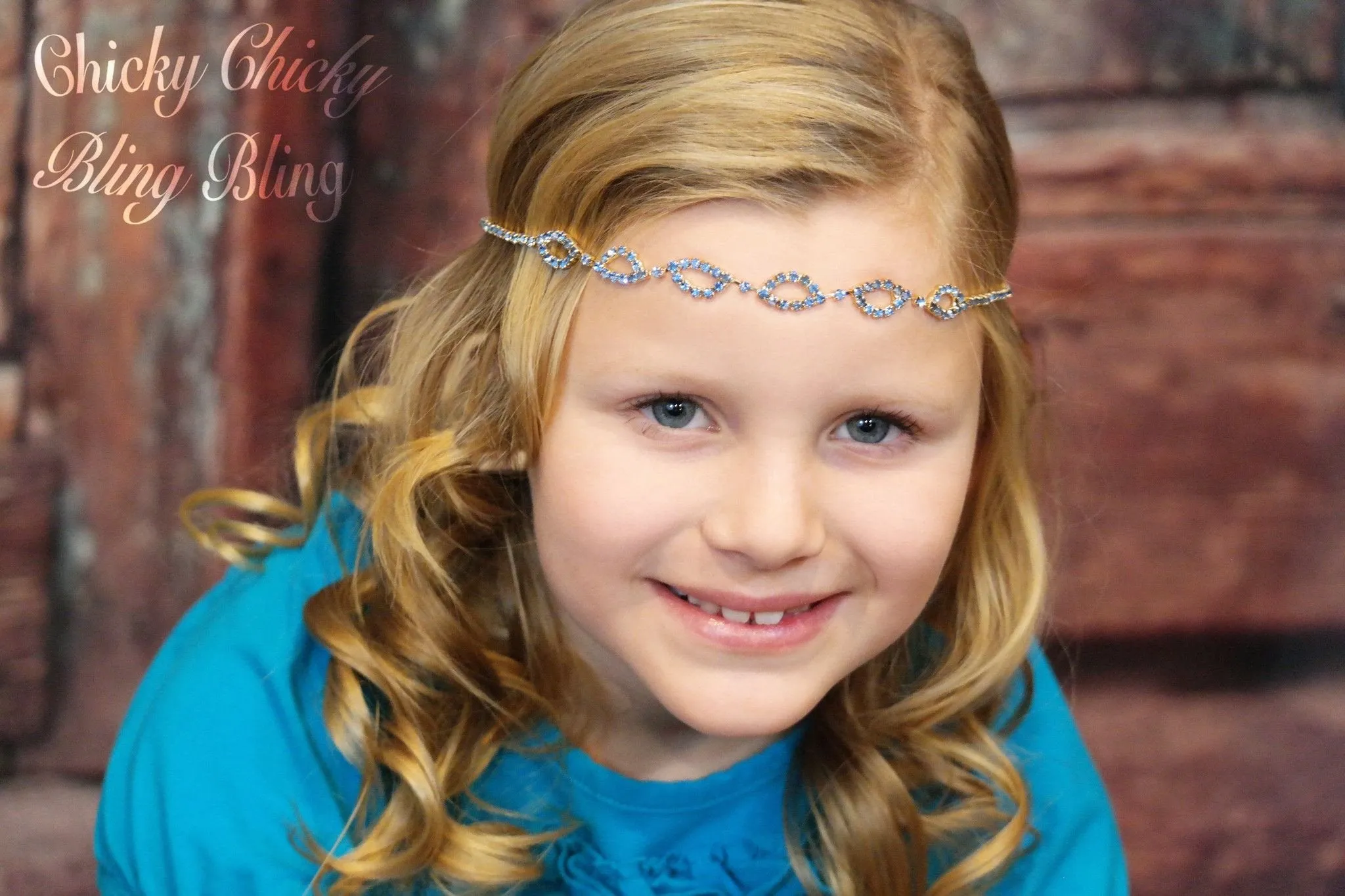 Glistening diamonds loop Headband