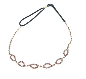 Glistening diamonds loop Headband