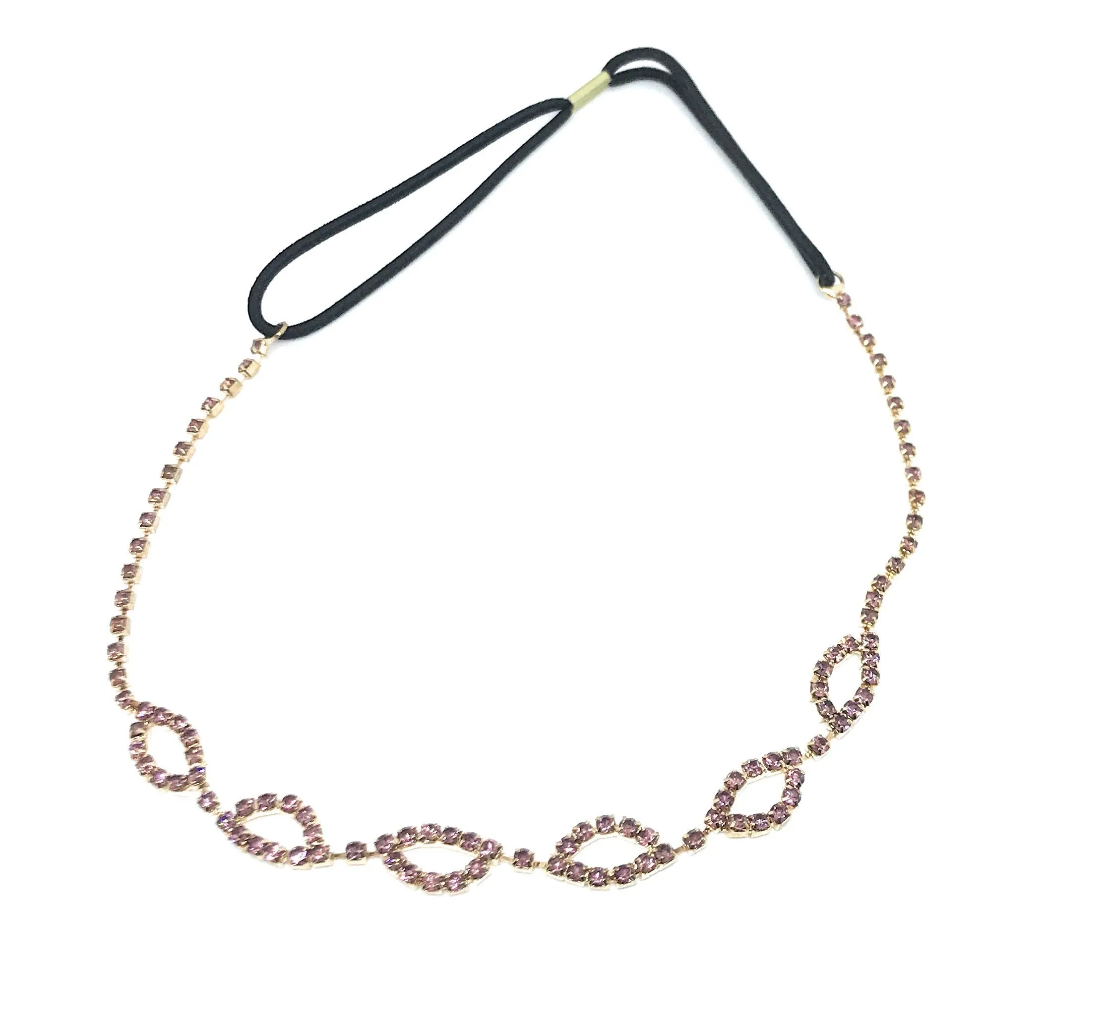 Glistening diamonds loop Headband