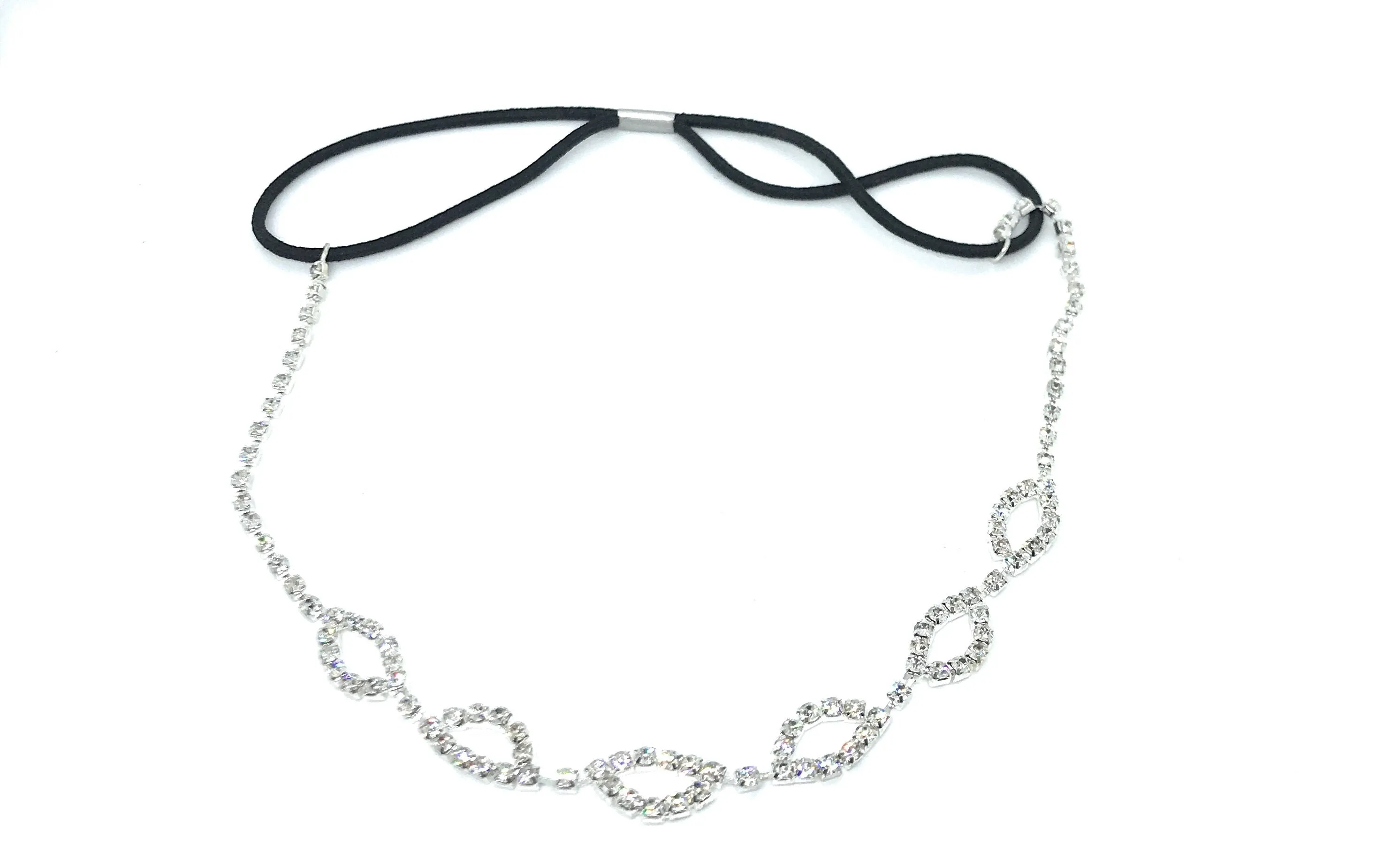 Glistening diamonds loop Headband