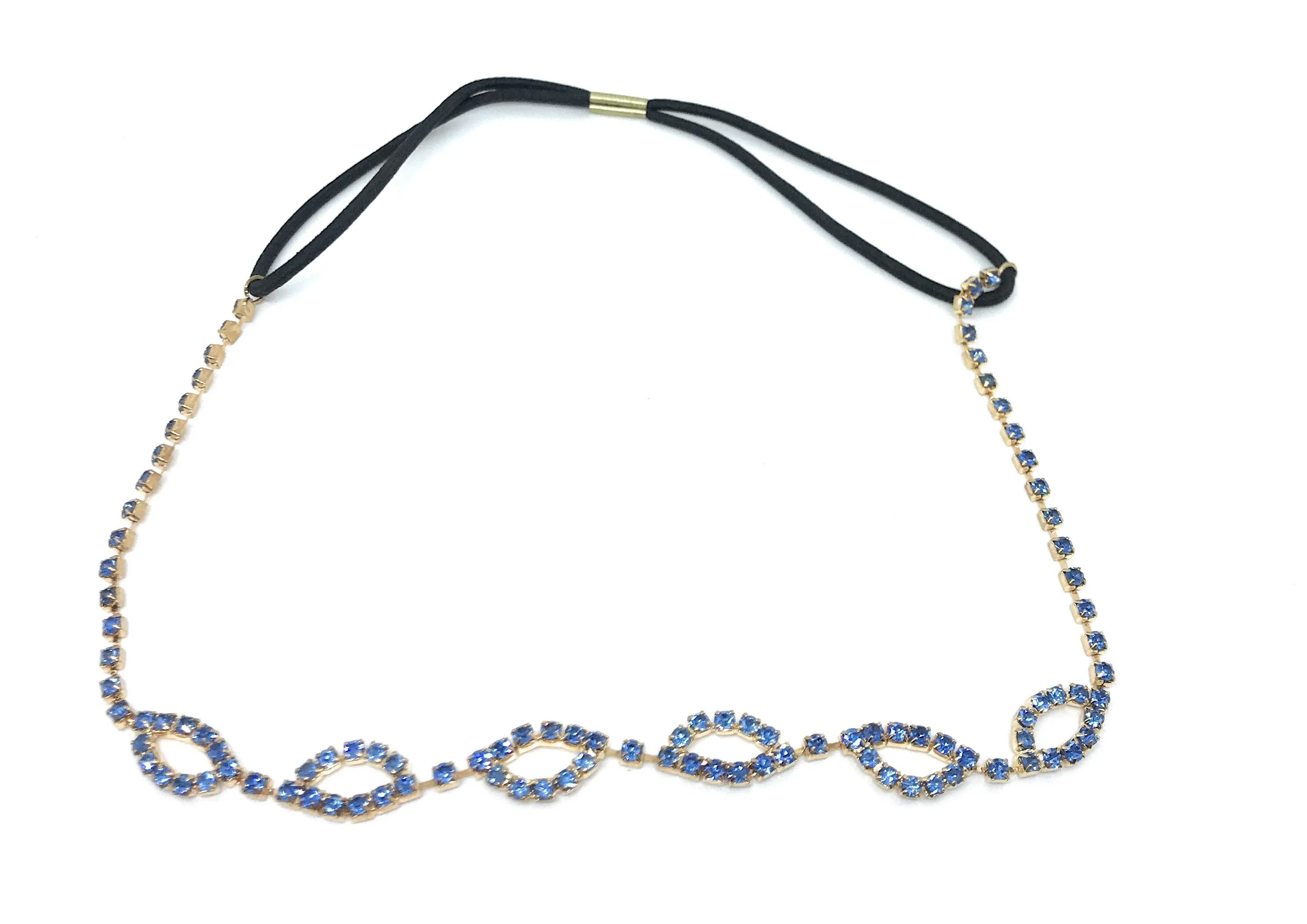 Glistening diamonds loop Headband
