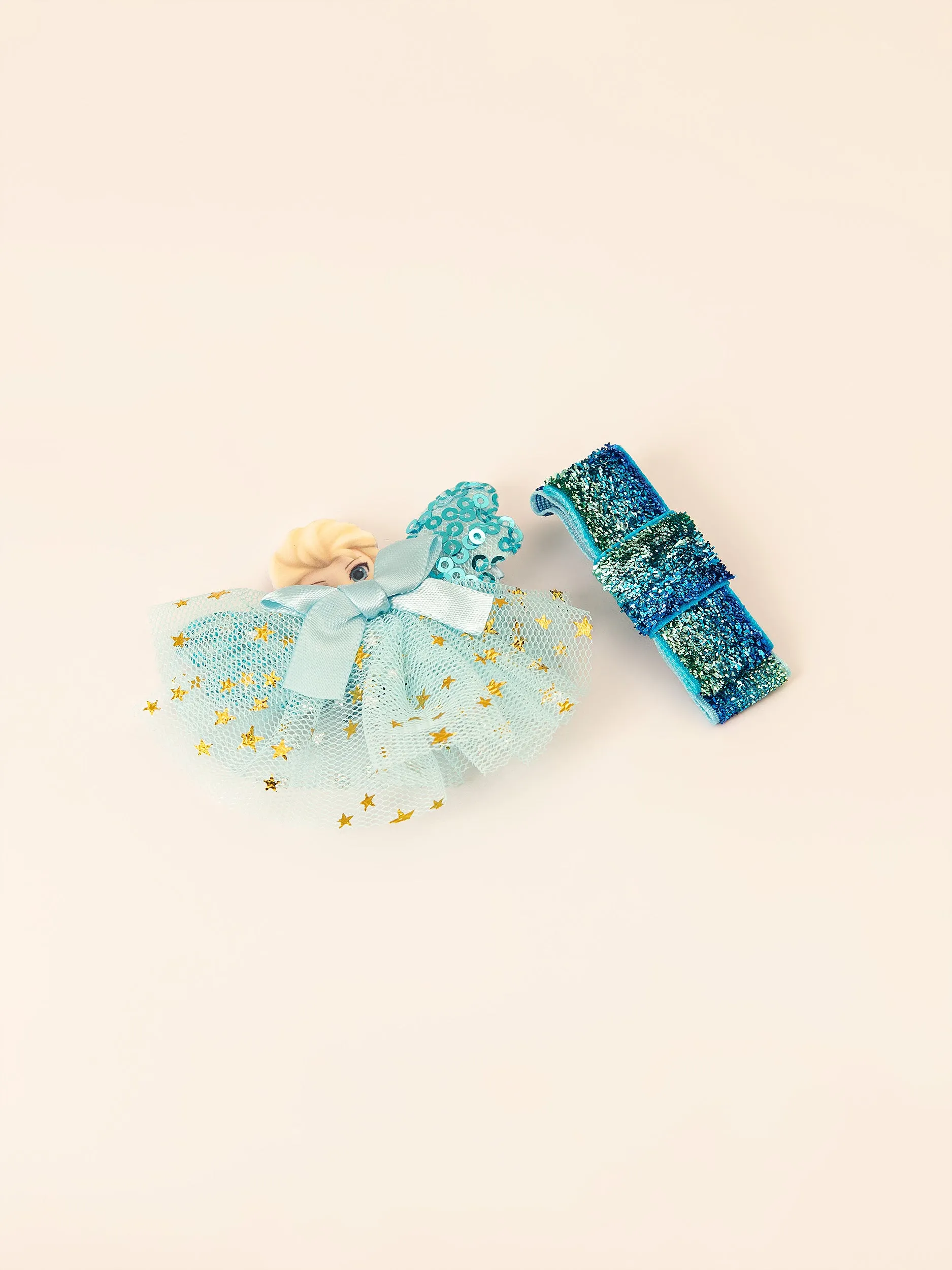 Glittery Hair Clip Set