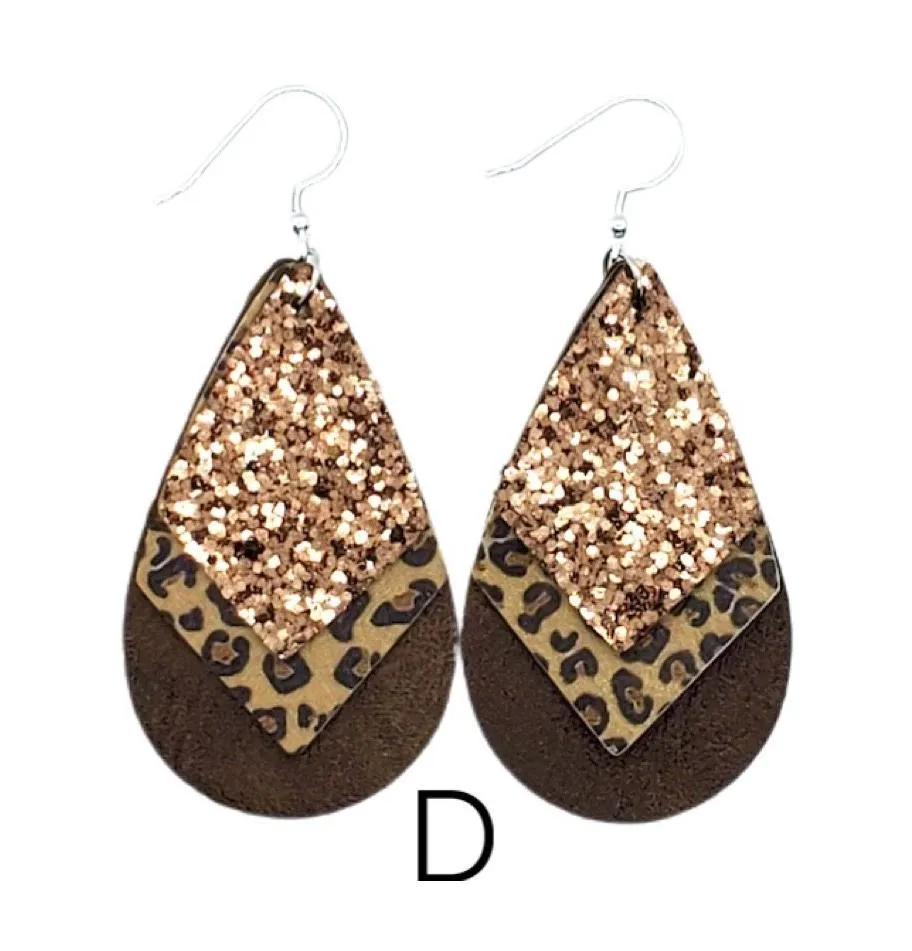Glitzy Triple Earrings