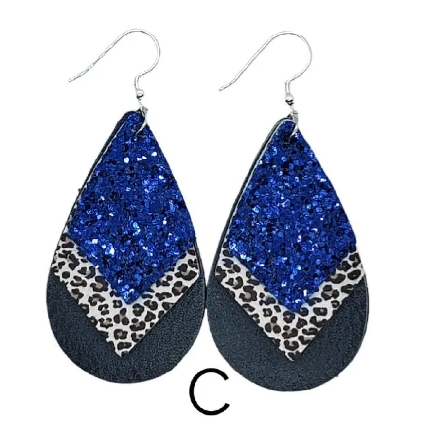 Glitzy Triple Earrings