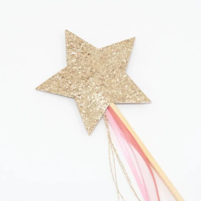 Gold Glitter Wands