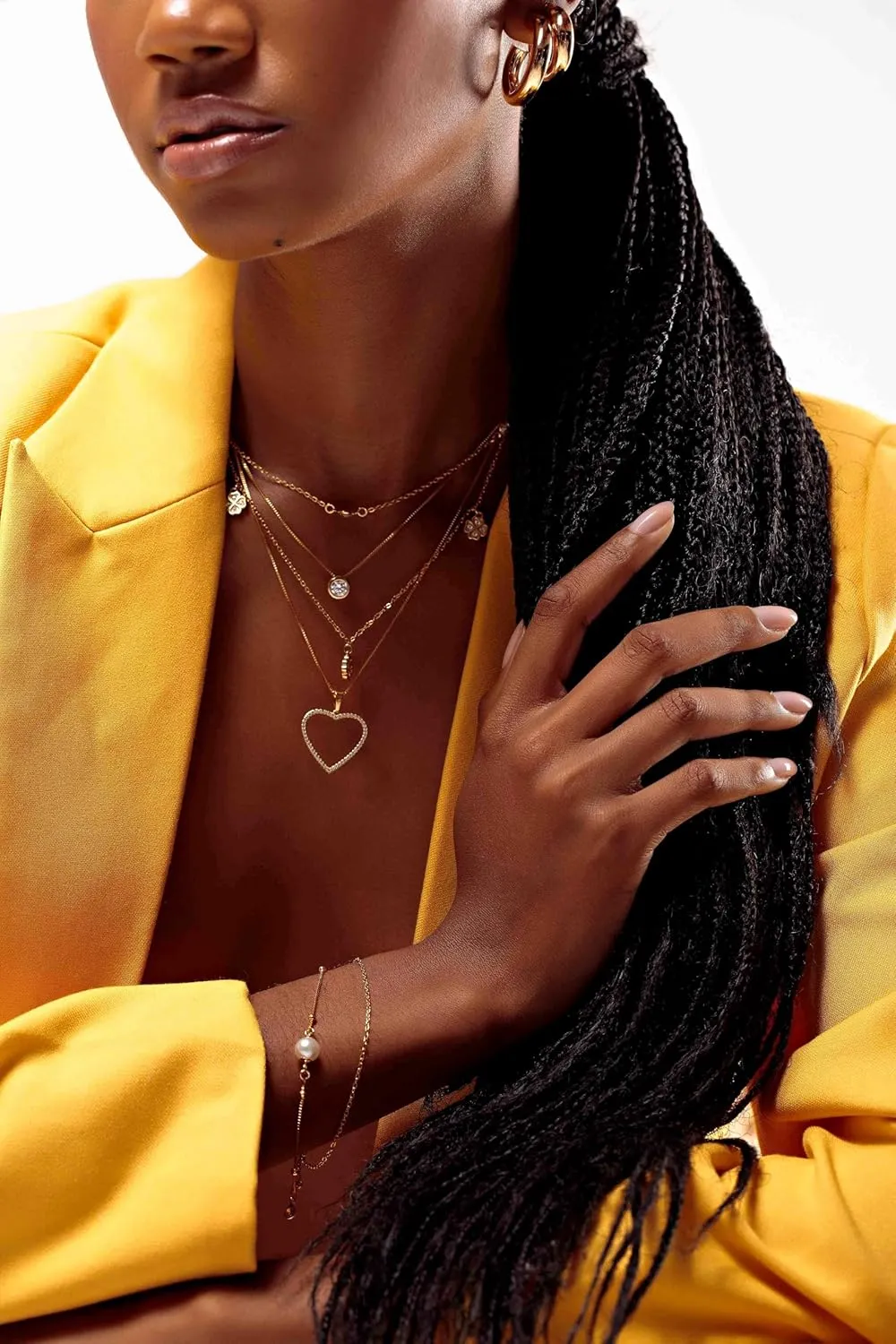 Gold Necklace for Women, Gold Plated Necklace